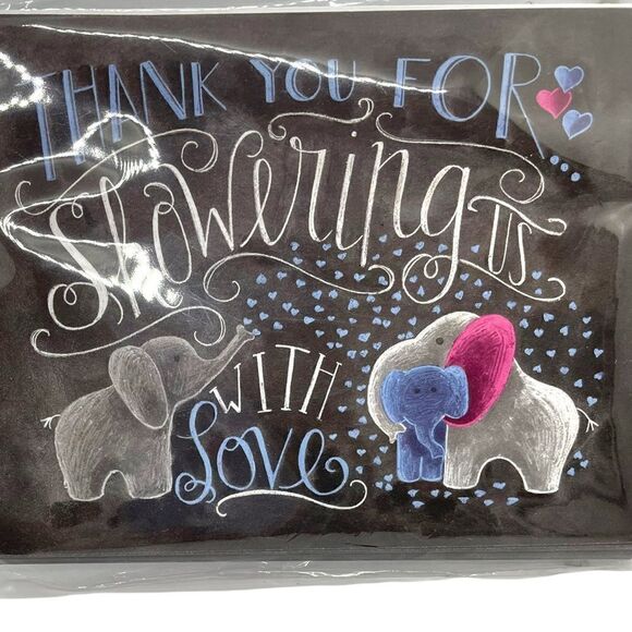 Baby Shower Thank You Note Card Set NWT Primitives by Kathy - Picture 11 of 11